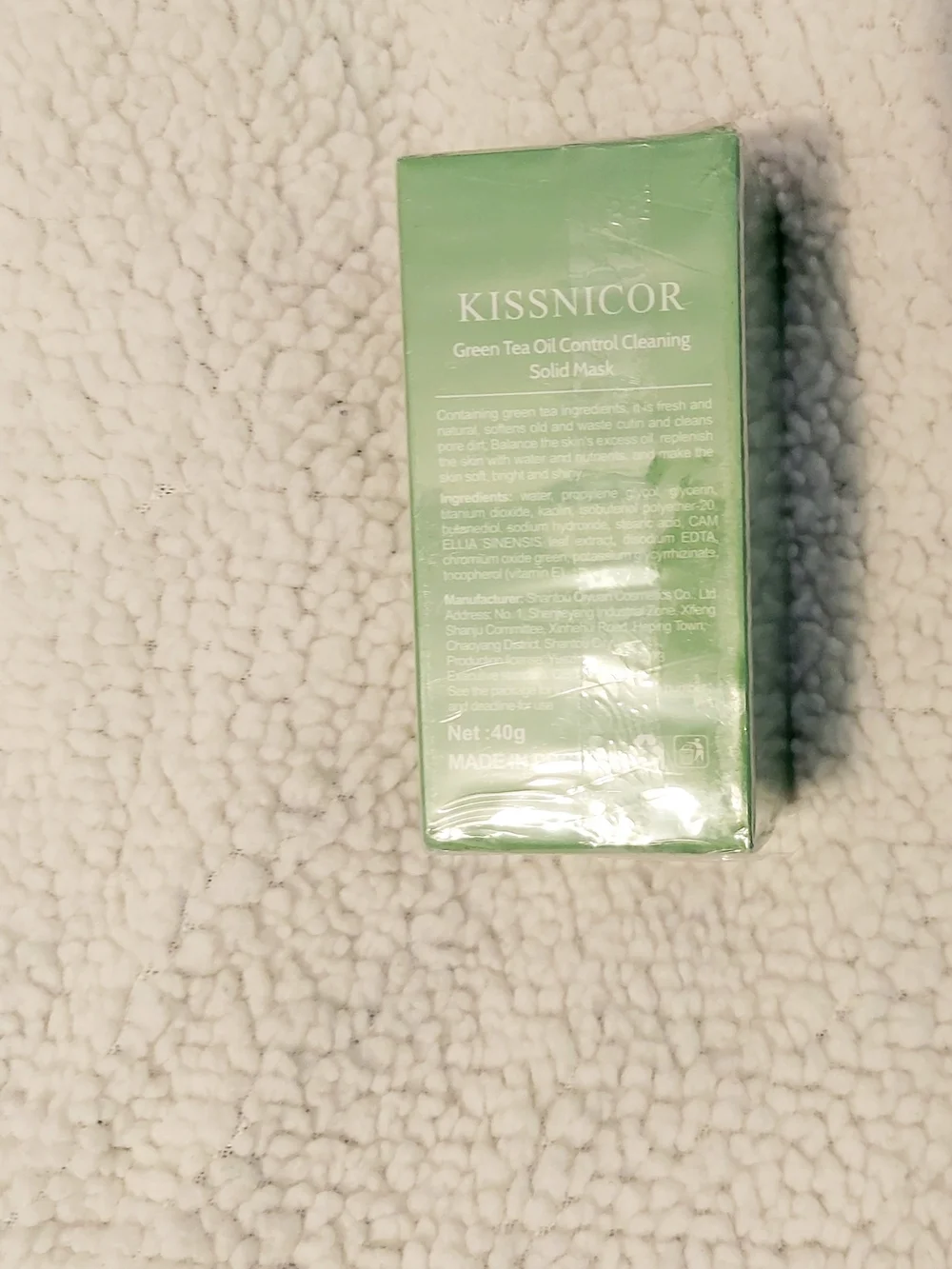 Kissnicor Korean Green Tea Oil Control Solid Skincare Mask Roll On Stick 40g NWT